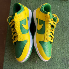 Load image into Gallery viewer, Nike Reverse Brazil Low Dunks Size 10.5
