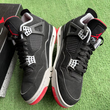 Load image into Gallery viewer, Jordan 2019 Bred 4s Size 10.5
