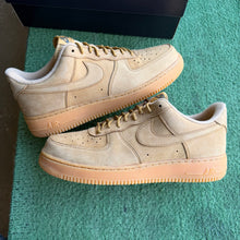 Load image into Gallery viewer, Nike Wheat Low Air Force 1s Size 10.5
