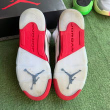 Load image into Gallery viewer, Jordan Fire Red 5s Size 7Y
