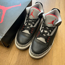 Load image into Gallery viewer, Jordan Black Cement 3s Size 10
