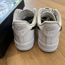 Load image into Gallery viewer, Nike Supreme Black White Air Force 1s Size 7
