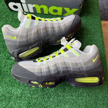 Load image into Gallery viewer, Nike Big Bubble Neon Air Max 95s Size 11
