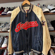 Load image into Gallery viewer, Vintage Cleveland Indians Mirage Jacket Size L
