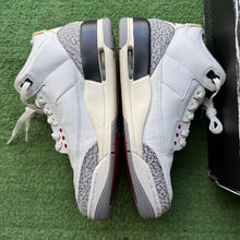 Load image into Gallery viewer, Jordan Reimagined White Cement 3s Size 9
