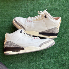 Load image into Gallery viewer, Jordan Reimagined White Cement 3s Size 13
