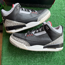 Load image into Gallery viewer, Jordan Black Cement 3s Size 9.5

