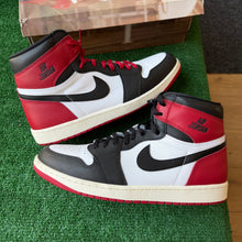 Load image into Gallery viewer, Jordan Reimagined Black Toe 1s Size 13
