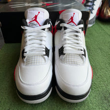 Load image into Gallery viewer, Jordan Red Cement 4s Size 9.5
