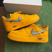 Load image into Gallery viewer, Nike Off White Lemonade Air Force 1s Size 11
