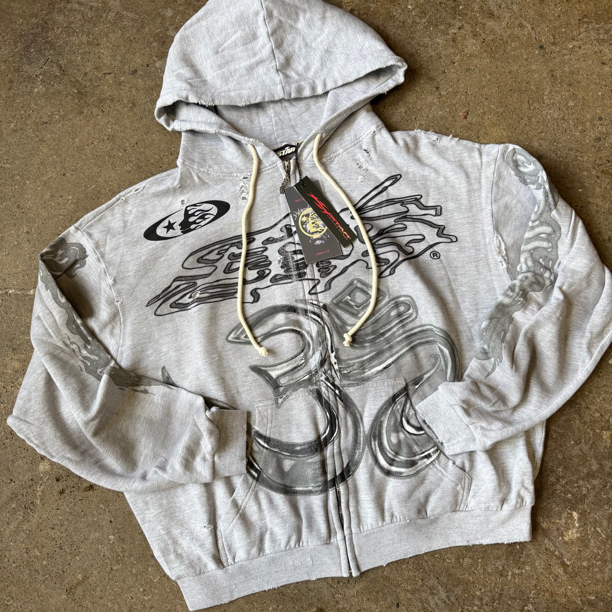 Hellstar Zip Up Hoodie – My Cuzin Vintage Cleveland