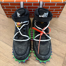 Load image into Gallery viewer, Nike Off White Black Mid Air Force 1s Size 10
