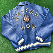 Load image into Gallery viewer, Avirex Leather Jacket Size L

