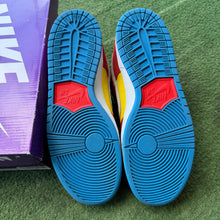 Load image into Gallery viewer, Nike SB Bart Simpson Low Dunks Size 11.5
