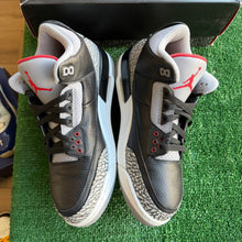 Load image into Gallery viewer, Jordan Black Cement 3s Size 10.5
