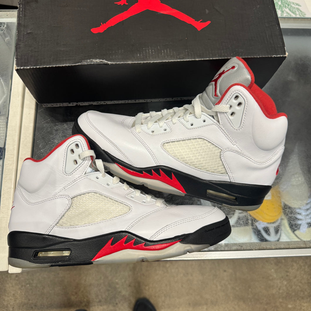 Jordan Fire Red 5s Size 9