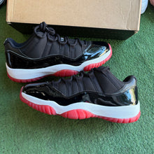 Load image into Gallery viewer, Jordan Bred Low 11s Size 9.5
