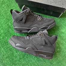 Load image into Gallery viewer, Jordan Black Cat 4s Size 7Y
