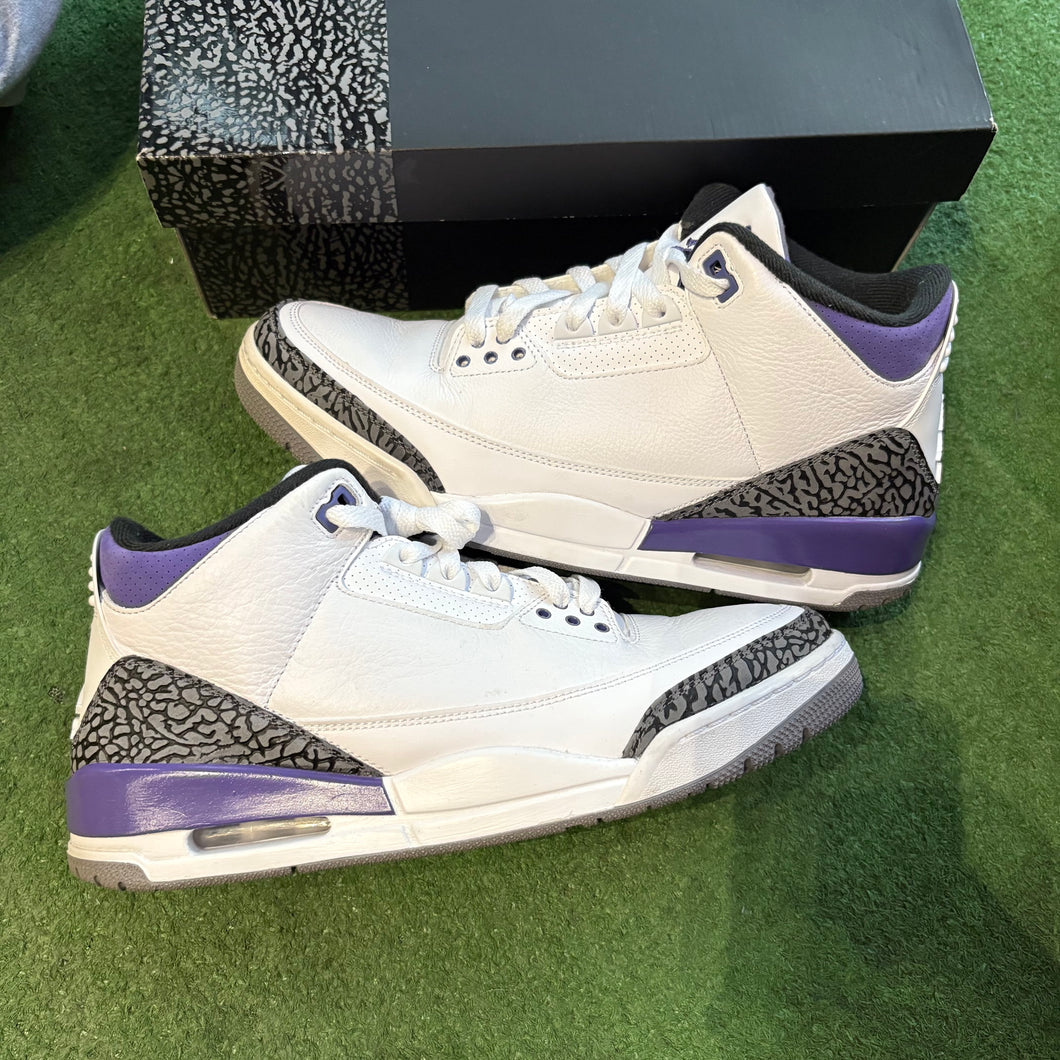 Jordan Dark Iris 3s Size 12