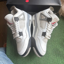 Load image into Gallery viewer, Jordan White Cement 4s Size 10.5
