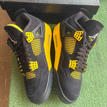 Load image into Gallery viewer, Jordan Yellow Thunder 4s Size 10
