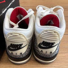 Load image into Gallery viewer, Jordan Reimagined White Cement 3s Size 11
