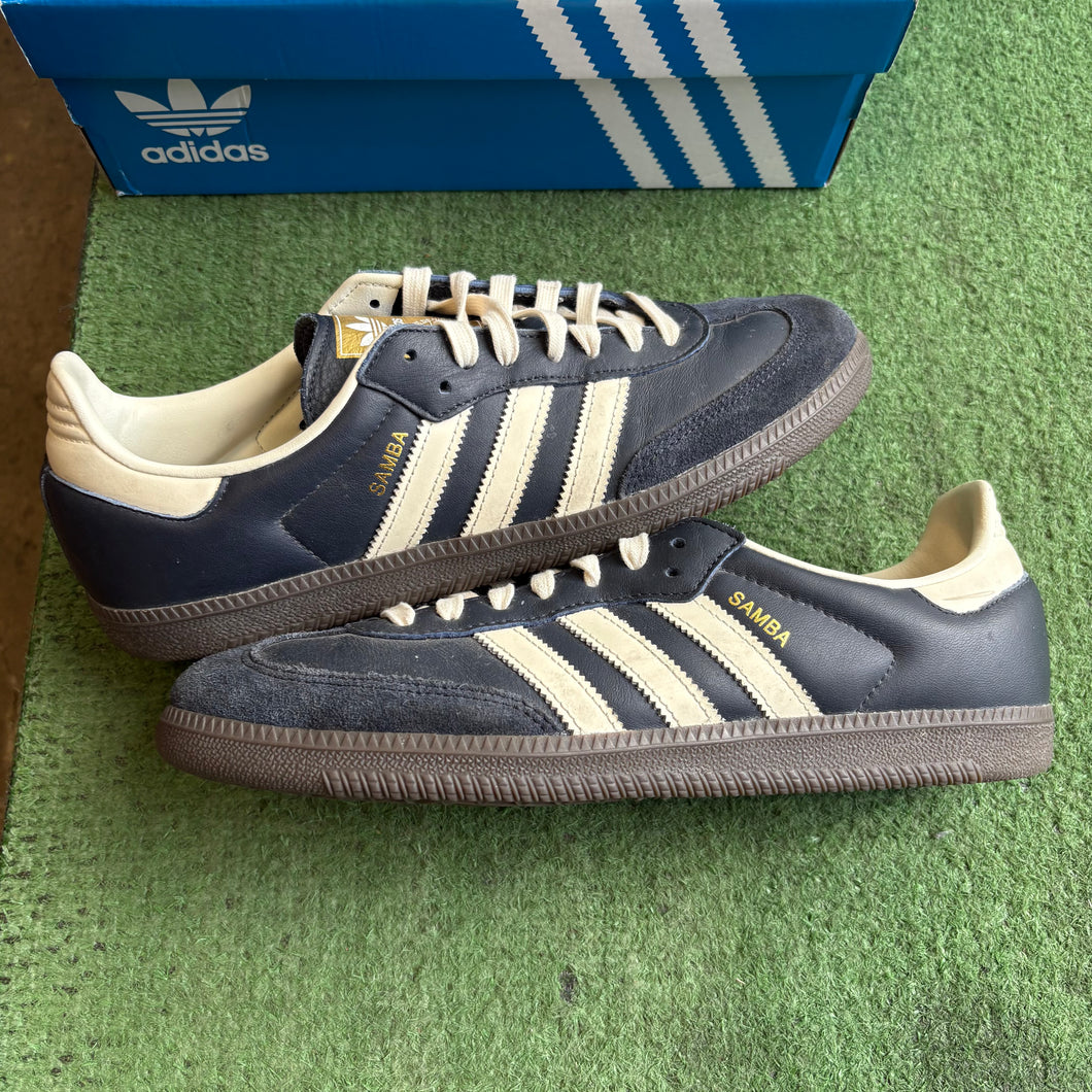 Adidas Navy Gum Sambas Size 10
