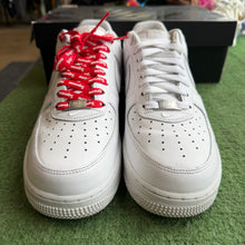 Load image into Gallery viewer, Nike Supreme All White Air Force 1s Size 9.5
