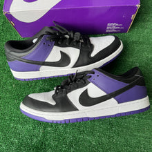 Load image into Gallery viewer, Nike SB Court Purple Low Dunks Size 13
