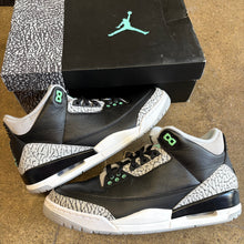 Load image into Gallery viewer, Jordan Green Glow 3s Size 10.5
