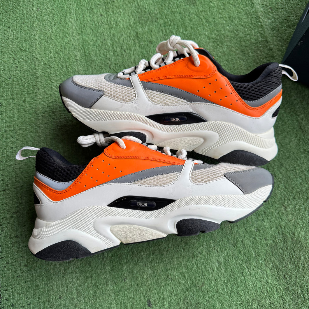 Dior Orange White B22s Size 45