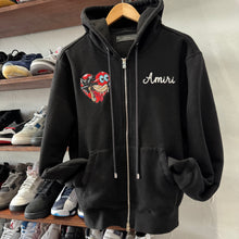 Load image into Gallery viewer, Amiri Zip Up Hoodie Size S
