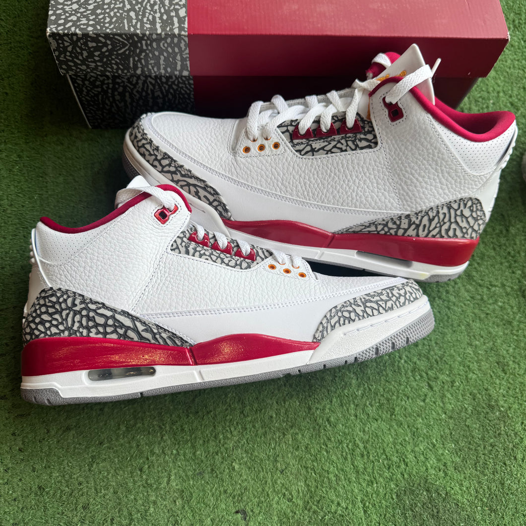 Jordan Cardinal 3s Size 11