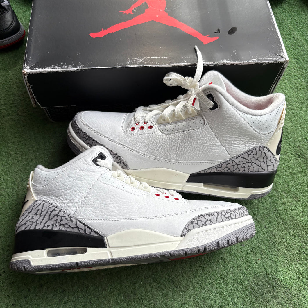 Jordan Reimagined White Cement 3s Size 9