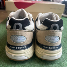 Load image into Gallery viewer, New Balance MiUSA Teddy Santis Sea Salt Black 993s Size 8.5
