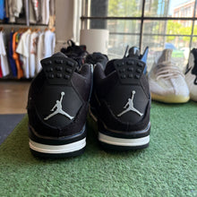 Load image into Gallery viewer, Jordan Black Canvas 4s Size 5.5Y
