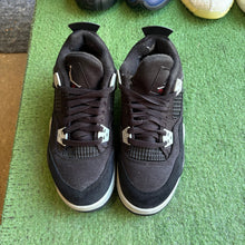 Load image into Gallery viewer, Jordan Black Canvas 4s Size 5.5Y
