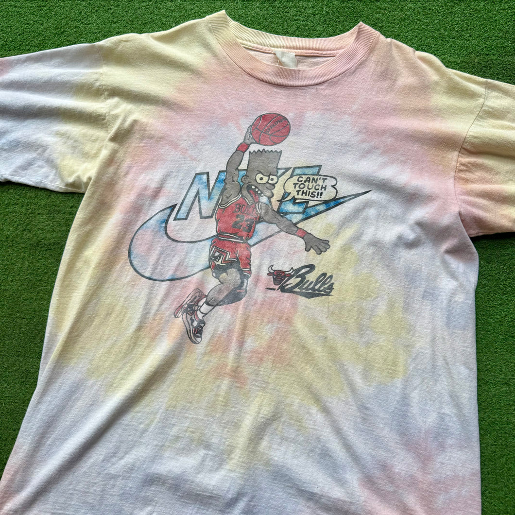Vintage Chicago Bulls Bart Simpson Size L