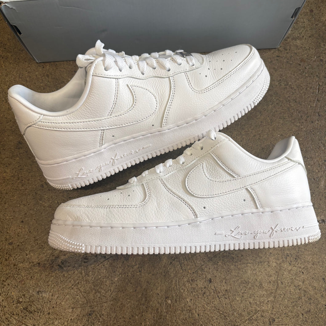 Nike NOCTA Certified Lover Boy Air Force 1s Size 9