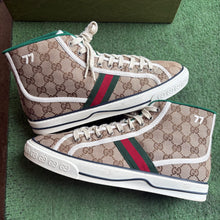 Load image into Gallery viewer, Gucci Tennis High Tops Size 9UK
