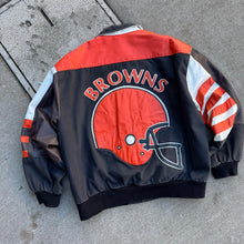 Load image into Gallery viewer, Vintage Cleveland Browns Jeff Hamilton Jacket Size L
