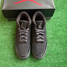 Load image into Gallery viewer, Jordan Black Cat 3s Size 10.5
