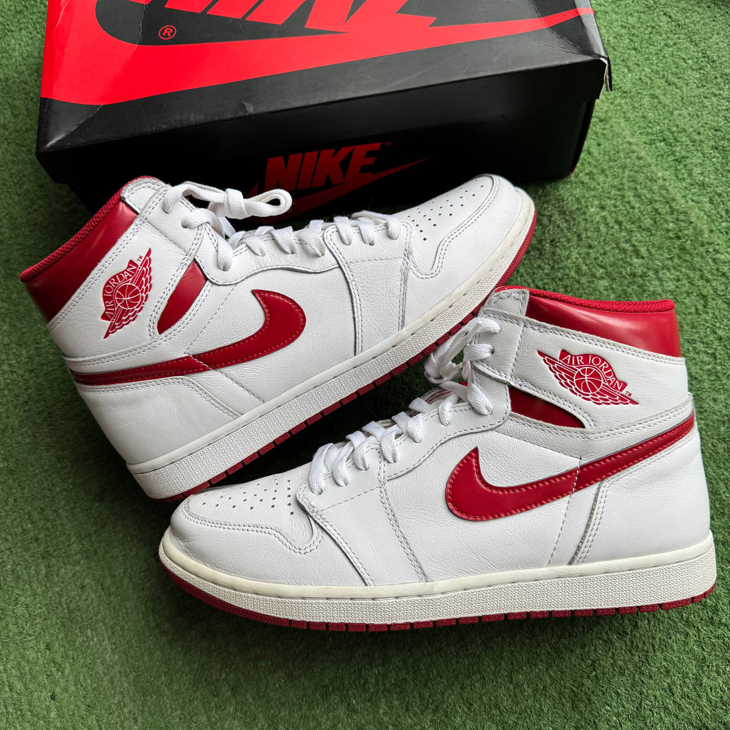 Jordan Metallic Red 1s Size 11