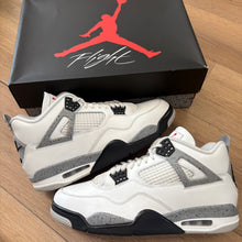 Load image into Gallery viewer, Jordan White Cement 4s Size 11.5
