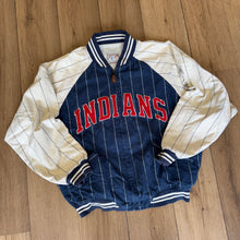 Load image into Gallery viewer, Vintage Cleveland Indians Mirage Jacket Size L
