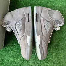 Load image into Gallery viewer, Jordan Wolf Grey 5s Size 10.5

