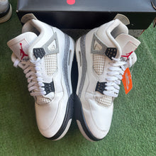 Load image into Gallery viewer, Jordan White Cement 4s Size 9.5
