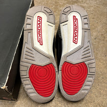 Load image into Gallery viewer, Jordan Black Cement 3s Size 6Y
