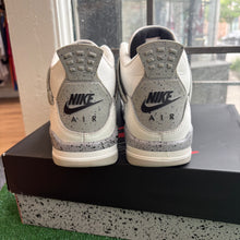 Load image into Gallery viewer, Jordan White Cement 4s Size 6Y
