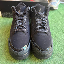 Load image into Gallery viewer, Jordan Black Cat 3s Size 7Y
